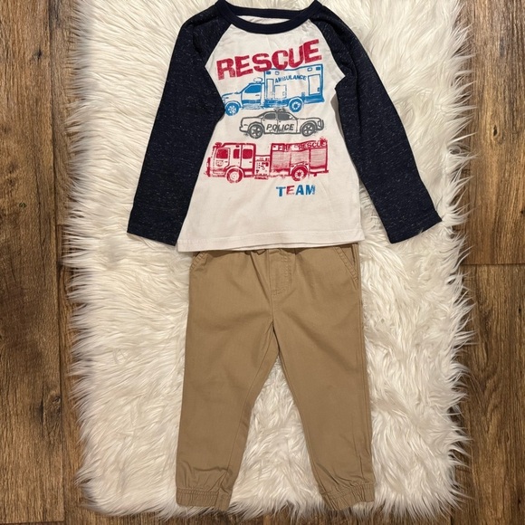 The Children’s Place Toddler Boy 2 Piece Matching Set size 3T - Picture 1 of 9